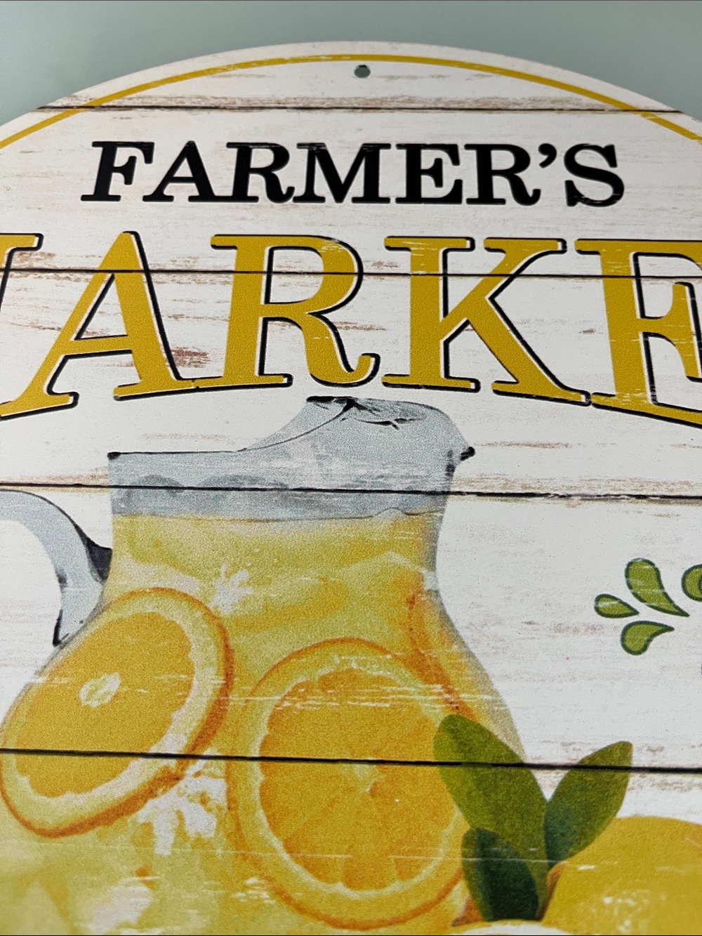 Fresh Farmer’s Market Lemonade 12 inch Wall Sign - Picture 3 of 5